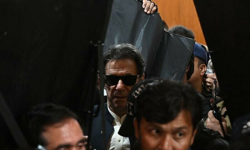 Imran Khan arrives at ATC as he fears &lsquo;possible arrest&rsquo;