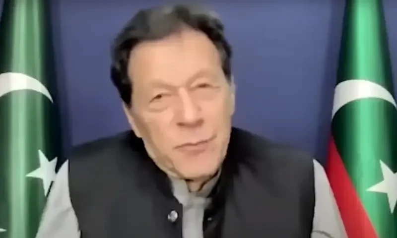 Khan sees martial law in Pakistan, claims army chief running country