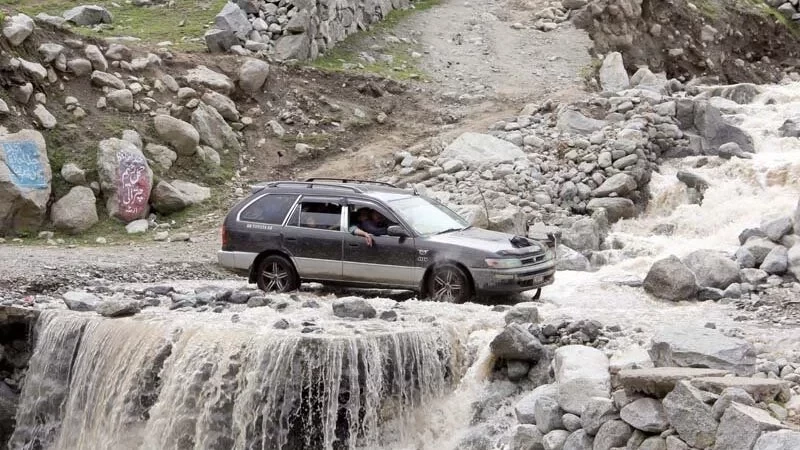 Rising temperature causes Swat River to flood Bahrain Bazaar