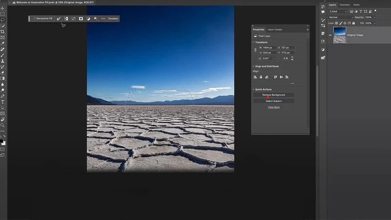 How AI features work in Adobe Photoshop?