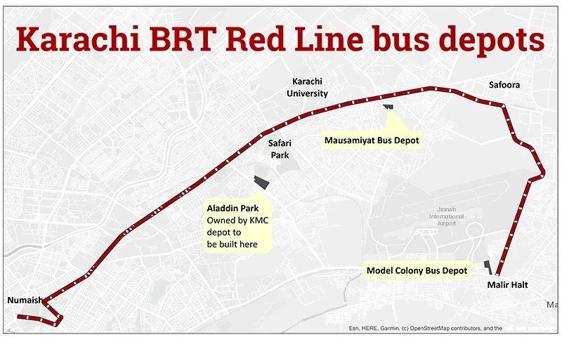 Red Line BRT: TransKarachi solves bus depot problem