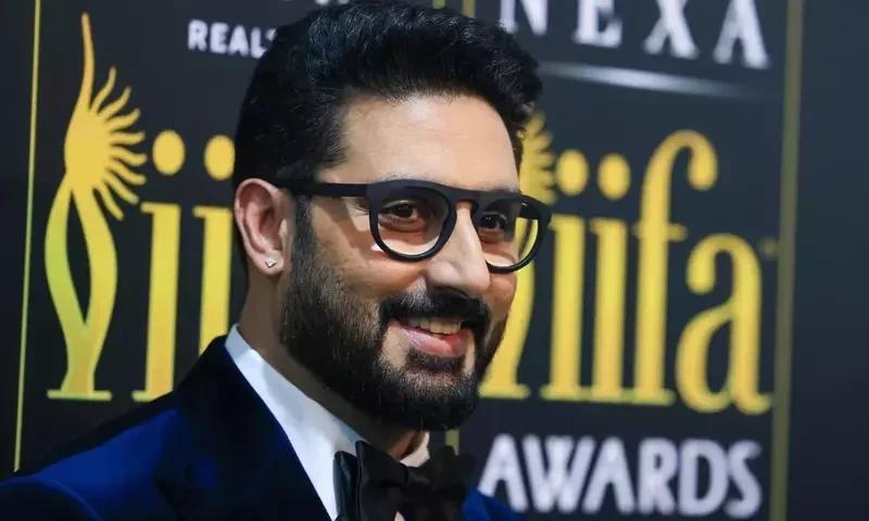  Bollywood actor Abhishek Bachchan arrives for the 23rd edition of the International Indian Film Academy Awards in Abu Dhabi on May 27, 2023. AFP 