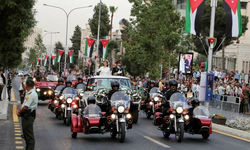 In pictures: The royal wedding of Jordan