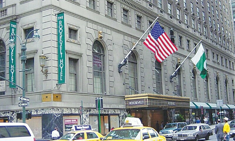 Pakistan-owned Roosevelt Hotel in New York leased out for three years