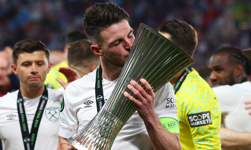 Midfielder Rice will leave West Ham, says chairman