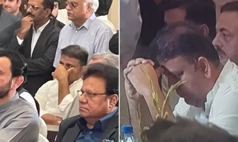 Fawad Chaudhary&rsquo;s sad face raises eyebrows