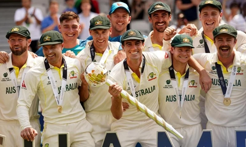 Australia hailed for &lsquo;momentous&rsquo; WTC title but told: now win Ashes