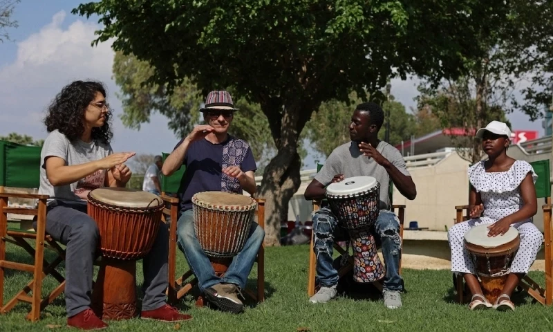 Music gives hope to African asylum seekers in Cyprus