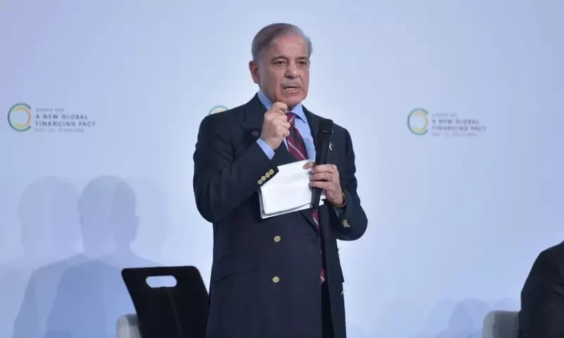 Paris summit: Let&rsquo;s stand up and say no to injustice, says PM Shehbaz