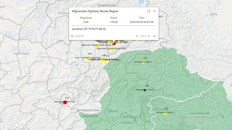 Moderate earhquake jolts Islamabad, Rawalpindi