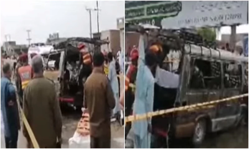 Deadly van fire kills seven including women in Punjab&rsquo;s Bhalwal