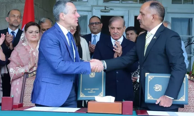Pakistan, Switzerland sign MoU to promote ties in natural disasters management
