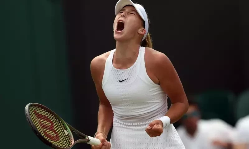 Russian 16-year-old Andreeva reaches Wimbledon second week