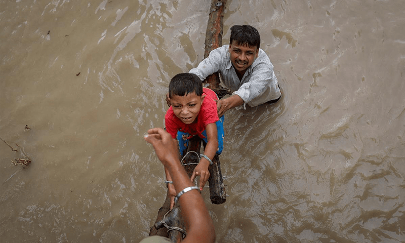 In pictures: New Delhi submerged after monsoon rains