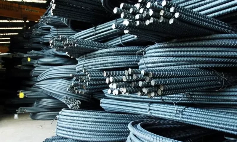 Steel bar prices fall as rupee shines against dollar