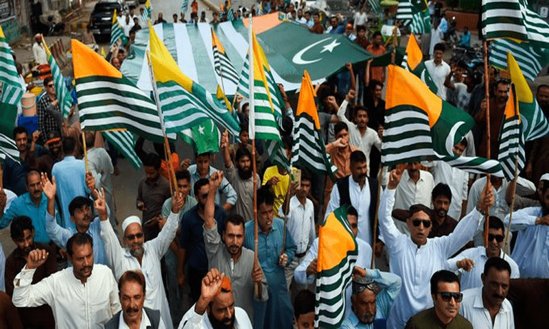 Kashmiris observe Youm-e-Ilhaq-e-Pakistan