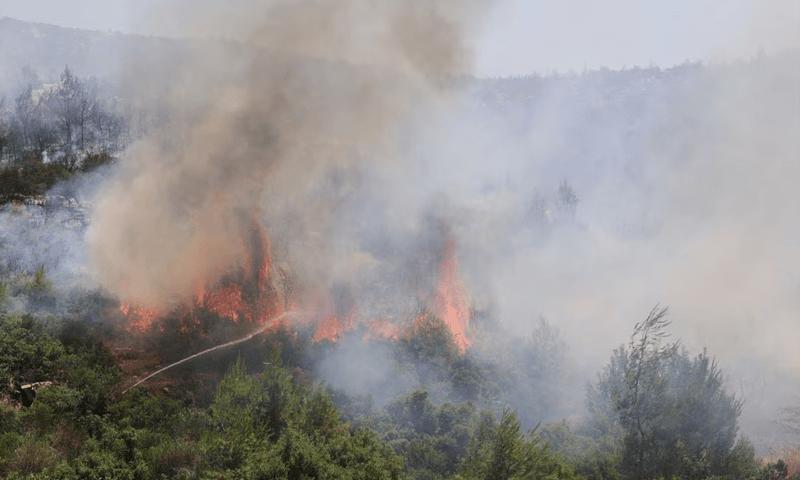 Photos: Wildfires burn across Greece