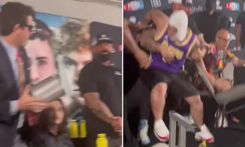 Boxing match cancelled after US Youtuber throws pork meat at Muslim opponent