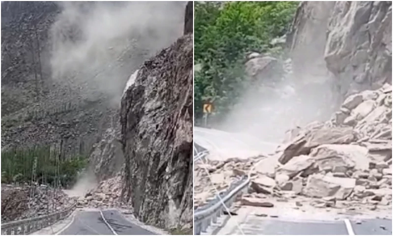 Four of a family die as landslide destroys vehicle in Skardu