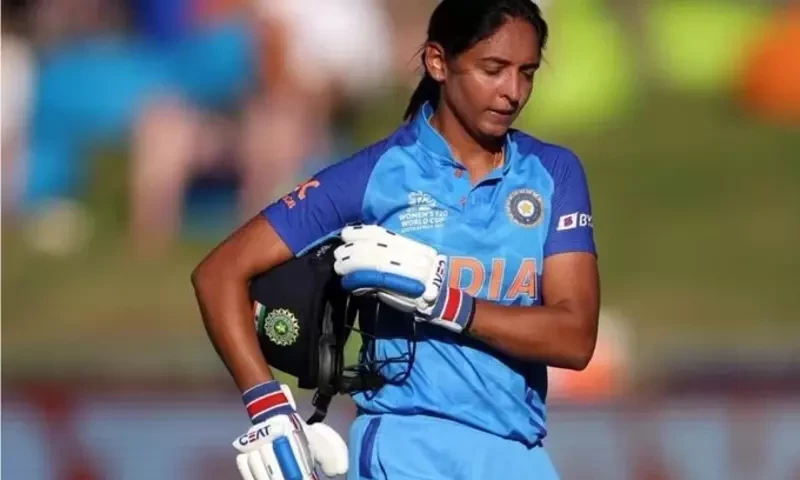 Indian cricketer Harmanpreet Kaur is trending on social media for all wrong reasons