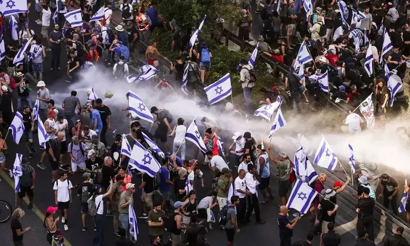 Protests rock Israel as it passes curbs on some Supreme Court powers