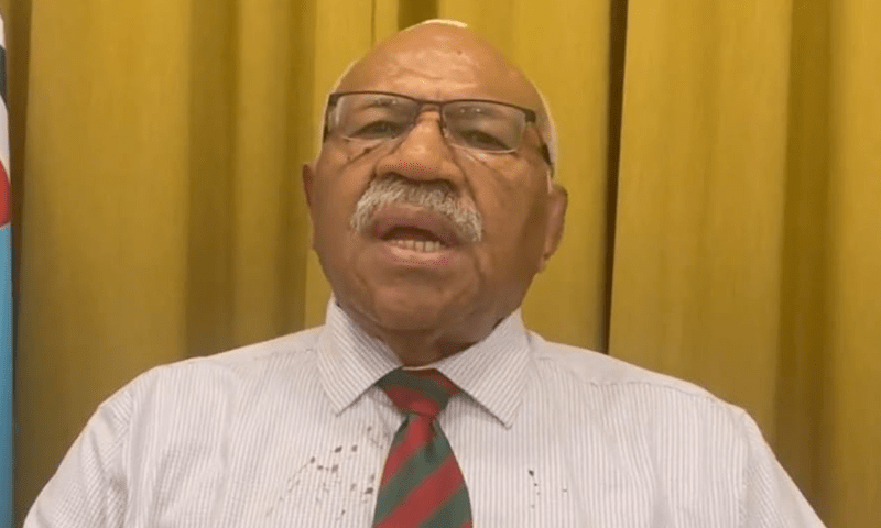 How walking while using phone cost Fiji PM a China trip