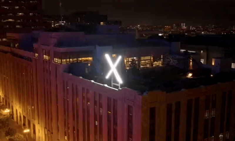 Musk draws heat from San Francisco over giant bright X logo