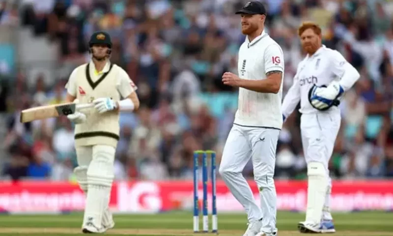 England grab three wickets, fifth Ashes Test finely poised