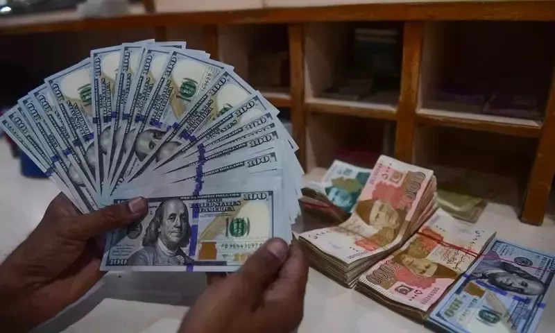 Dollar falls against rupee in interbank market