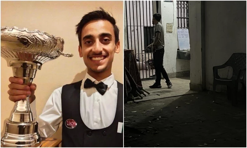 Snooker champion breaks down infront of Wahab Riaz