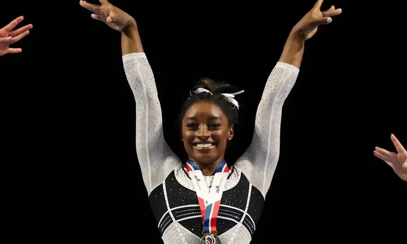 Biles captures US Classic in return to gymnastics competition