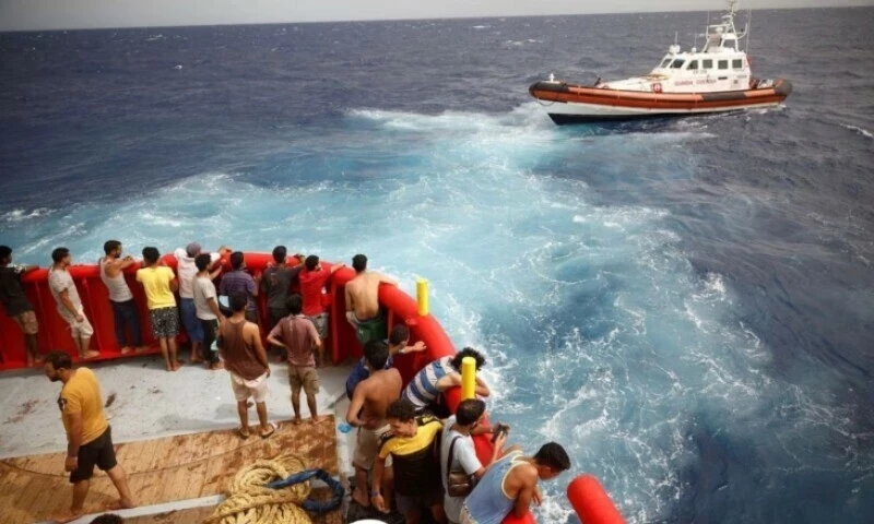 Two dead, 57 rescued from migrant shipwrecks off Italy&rsquo;s Lampedusa
