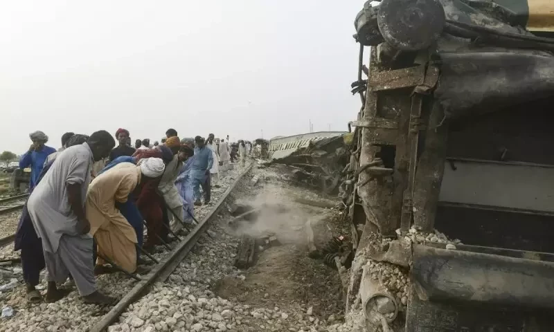 Track restored after Sahari accident, but train operations disrupted