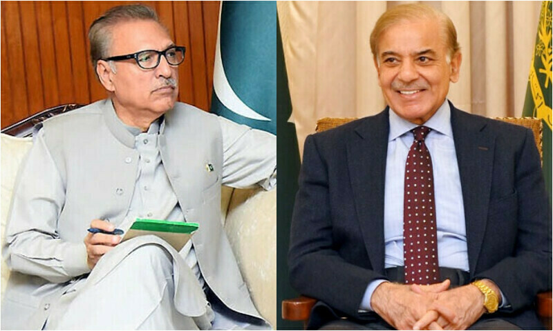 Shehbaz claps back at Alvi over caretaker PM nomination