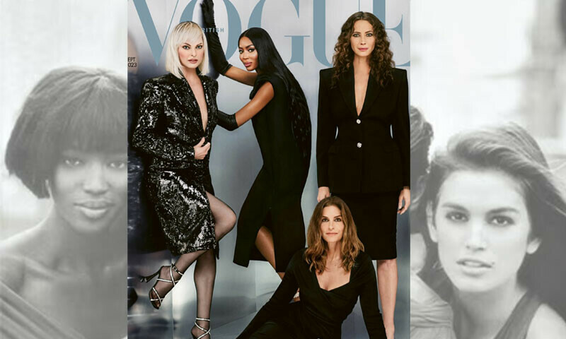90&rsquo;s supermodels recreate Vogue cover
