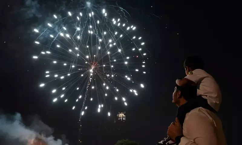 Two killed in aerial firing incidents in Karachi on Independence Day eve