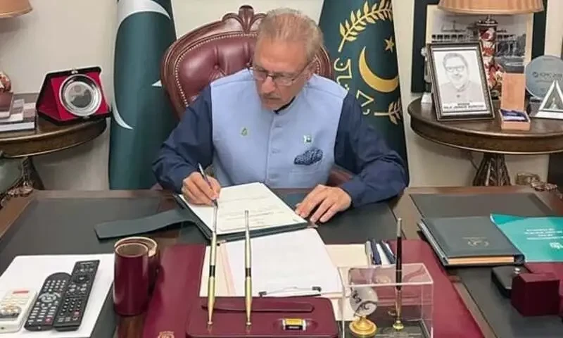 As many as 199 bills were passed during President Alvi&rsquo;s tenure