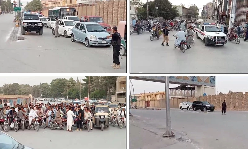 Quetta closes roads to receive Caretaker PM Kakar as people wait for hours