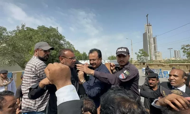 PTI leader Haleem Adil Sheikh re-arrested after getting bail