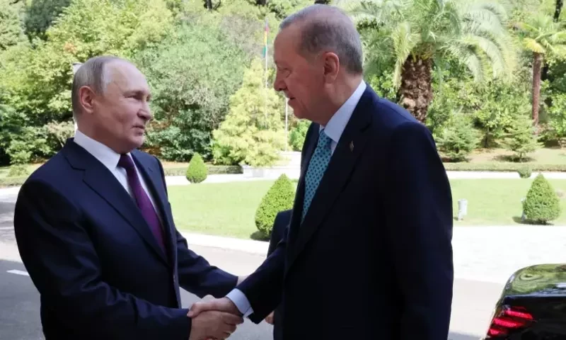 Erdogan to make &lsquo;important&rsquo; grain announcement after Putin talks
