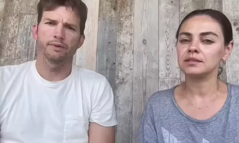 Ashton Kutcher and Mila Kunis apologise for supporting Masterson