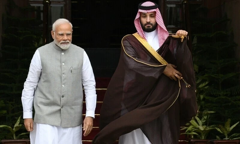 India PM Modi hails Saudi ties after &lsquo;historic&rsquo; route unveiled