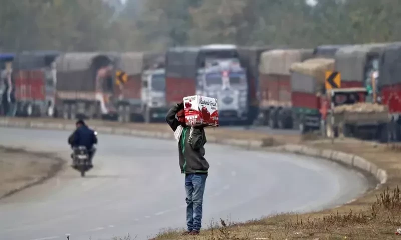 Kashmir farmers protest India&rsquo;s decision to cut tax on imported US apples