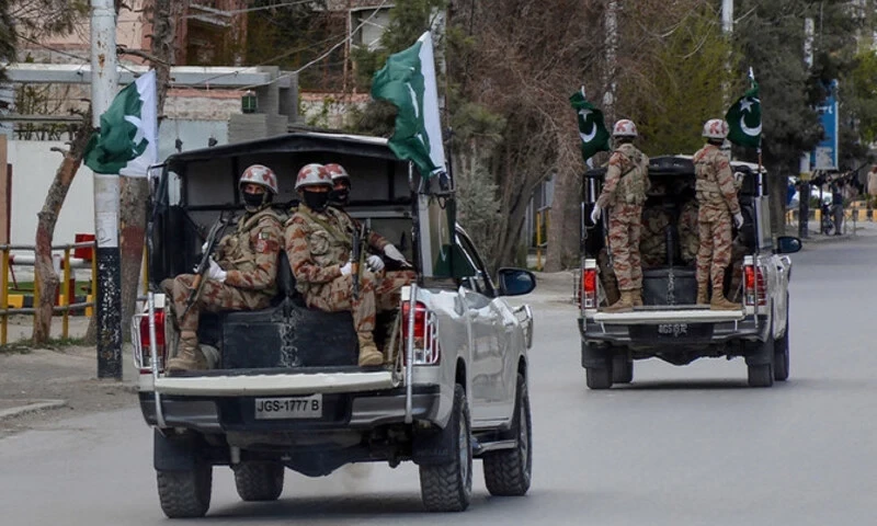 Security forces kill three terrorists in fire exchange in Quetta