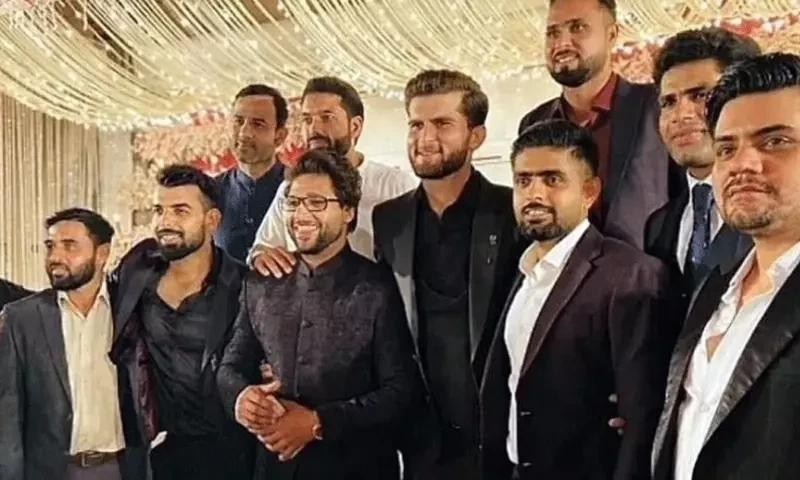 Who attended valima of Shaheen Shah Afridi