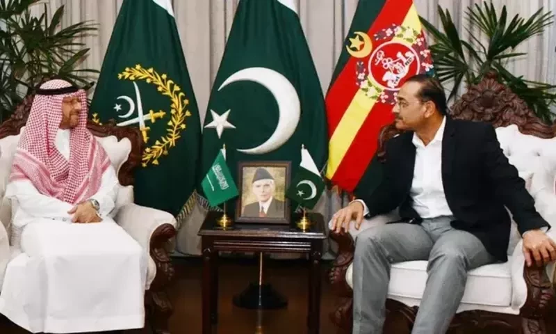 Saudi CGS, high-powered delegation call on army chief, CJCSC