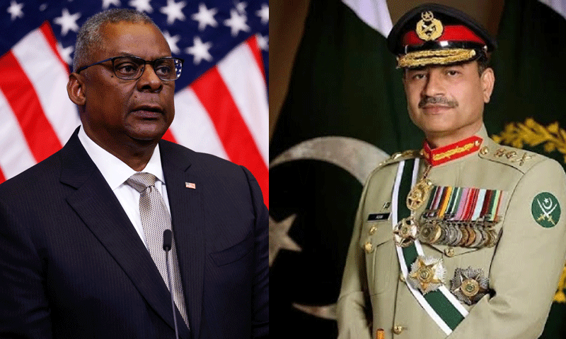 US defense secretary speaks with COAS Gen Munir