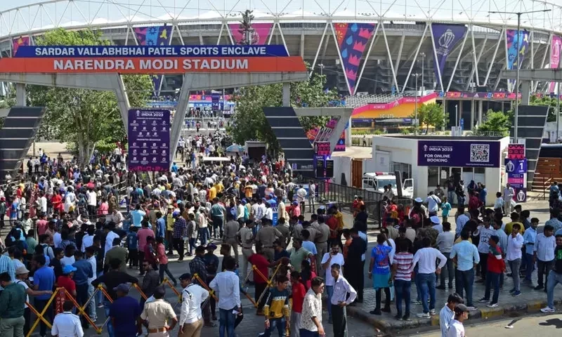 Empty feeling as fans trickle in for Cricket World Cup opener