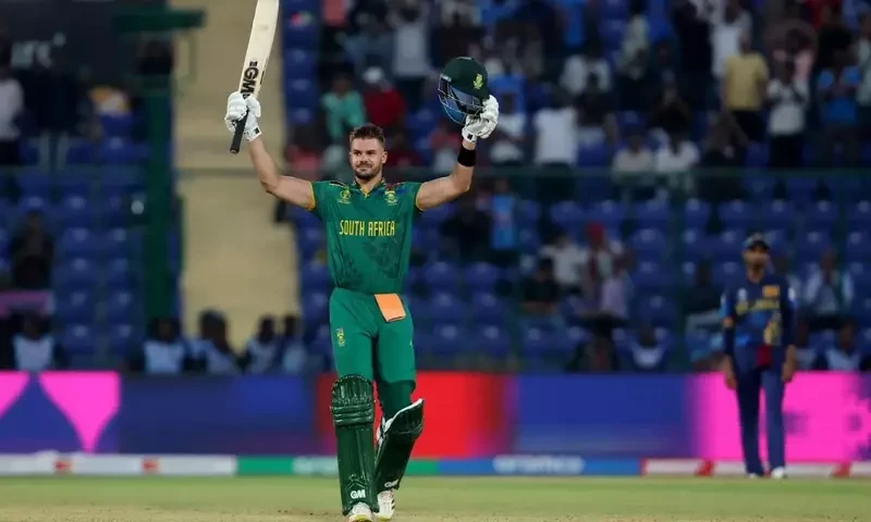 South Africa&rsquo;s Markram scores fastest World Cup century