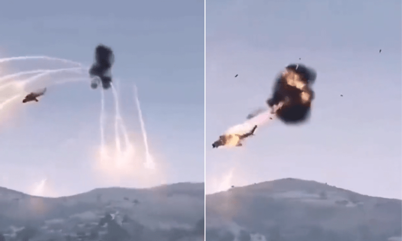 Factcheck: Are the videos of Israeli helicopters being shot down real?